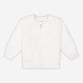 Rococo Veste Zippé Blanc