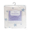 Koala Baby - Flannel 1 Pack Blue Stars Crib Sheet