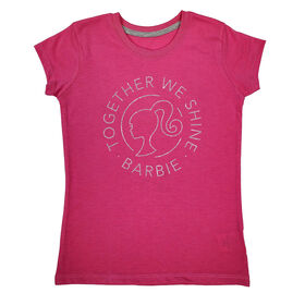 Barbie Short Sleeve Tee - Bright Pink - S