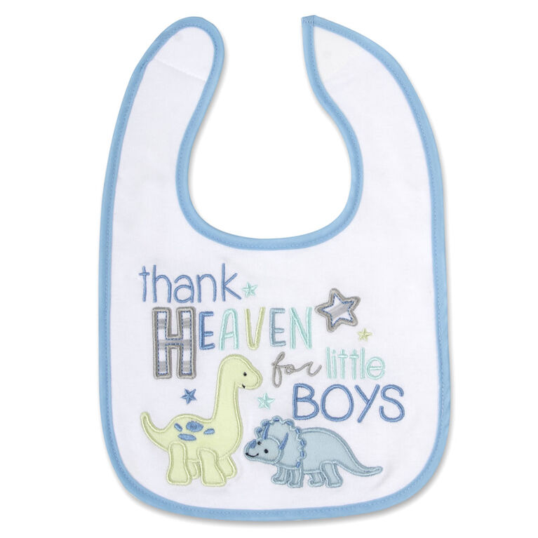 Baby Essentials - Thank Heaven - Boys Bib 3Pk