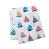 Lulujo - Sailboat Cotton Muslin Swaddling Blanket