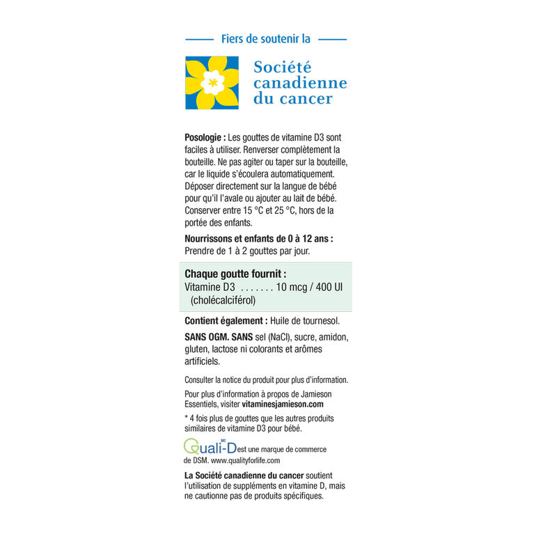 Jamieson Infant Vit D Drops 11.4Ml