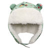 FlapJackKids - Baby, Toddler, Kids, Boys - Water Repellent Trapper Hat - Sherpa Lining - Black Bear/Green - Small 6-24 months