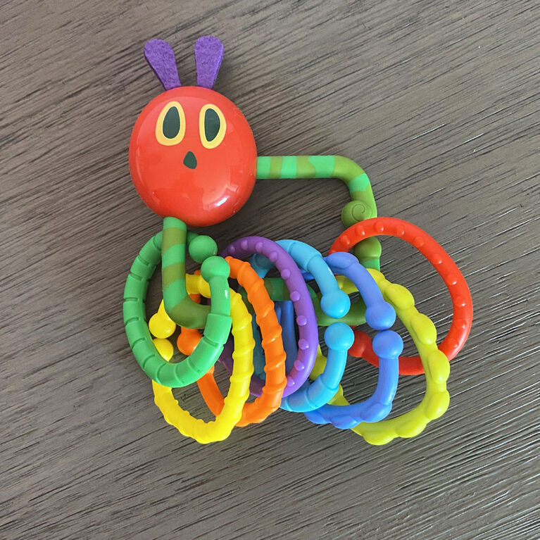 The Very Hungry Caterpillar Rattle Teether With Links