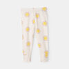 Cuffed Legging White Sun Print 0-3M