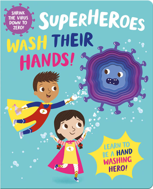 Supeheroes Wash Their Hands - Édition anglaise