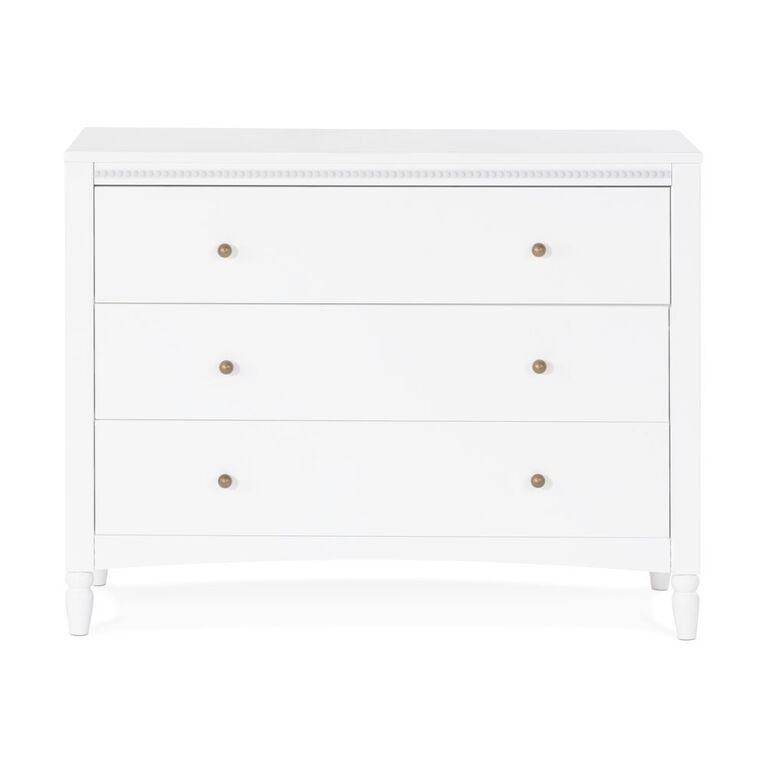 Child Craft Stella 3-Drawer Dresser, Matte White