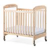 Foundations Next Gen Serenity Fixed-Side Compact Clearview Crib, Natural