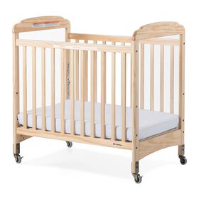 Fondations Next Gen Serenity Fixed Side Compact Clearview Crib, naturel