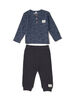 Lily & Jack Dino Waffle Pant Set-Grey