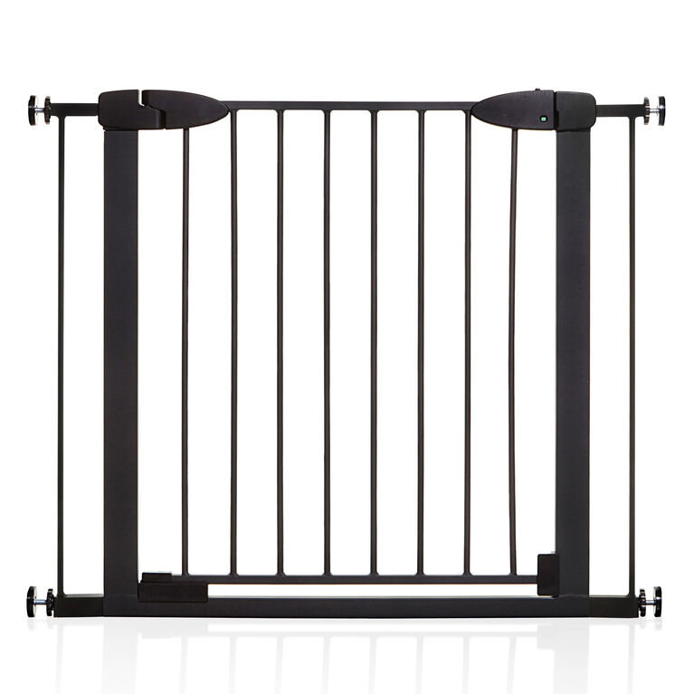 Barrière pour bébé en métal à fermeture automatique Boston de Dreambaby - noir.