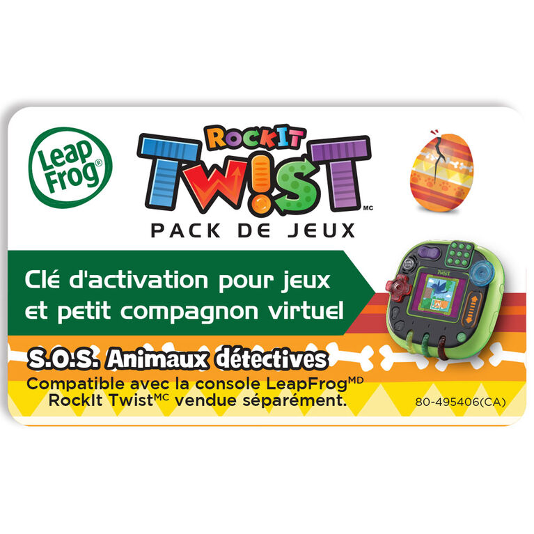 LeapFrog RockIt Twist - Jeu SOS Animaux d&eacute;tectives - &Eacute;dition fran&ccedil;aise