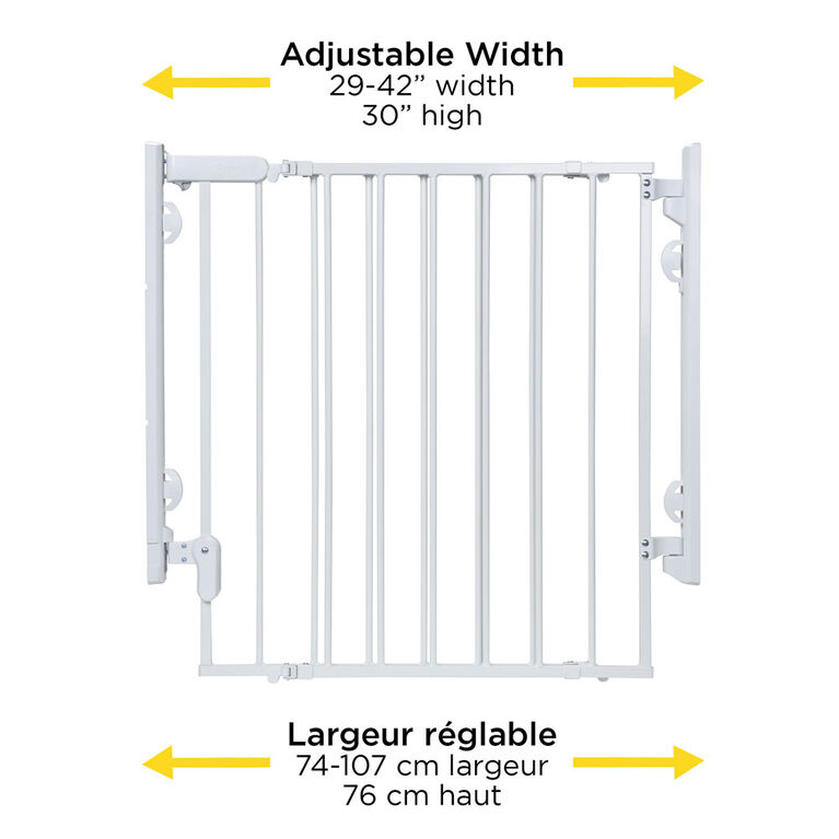 Safety 1st Ready To Install Everywhere Gate - White