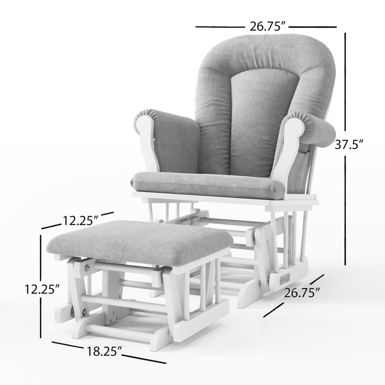 Transat bébé en acier avec jouets et un coussin de siège-repose-pied et  dossier réglables-gris-77 x 44 x 58 cm - Conforama