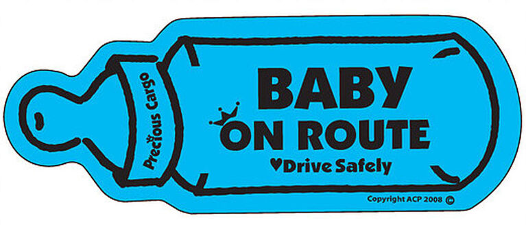 Baby On Route - Magnets - Baby Bottles - Assorted Colours - 1 per purchase