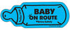 Baby On Route - Magnets - Baby Bottles - Assorted Colours - 1 per purchase