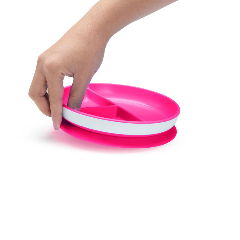 Stay Put Suction Plate - Pink | Babies R Us Canada