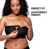 Medela Hands Free Pumping Bustier | Easy Expressing Pumping Bra with Adaptive Stretch for Perfect Fit | Black Medium