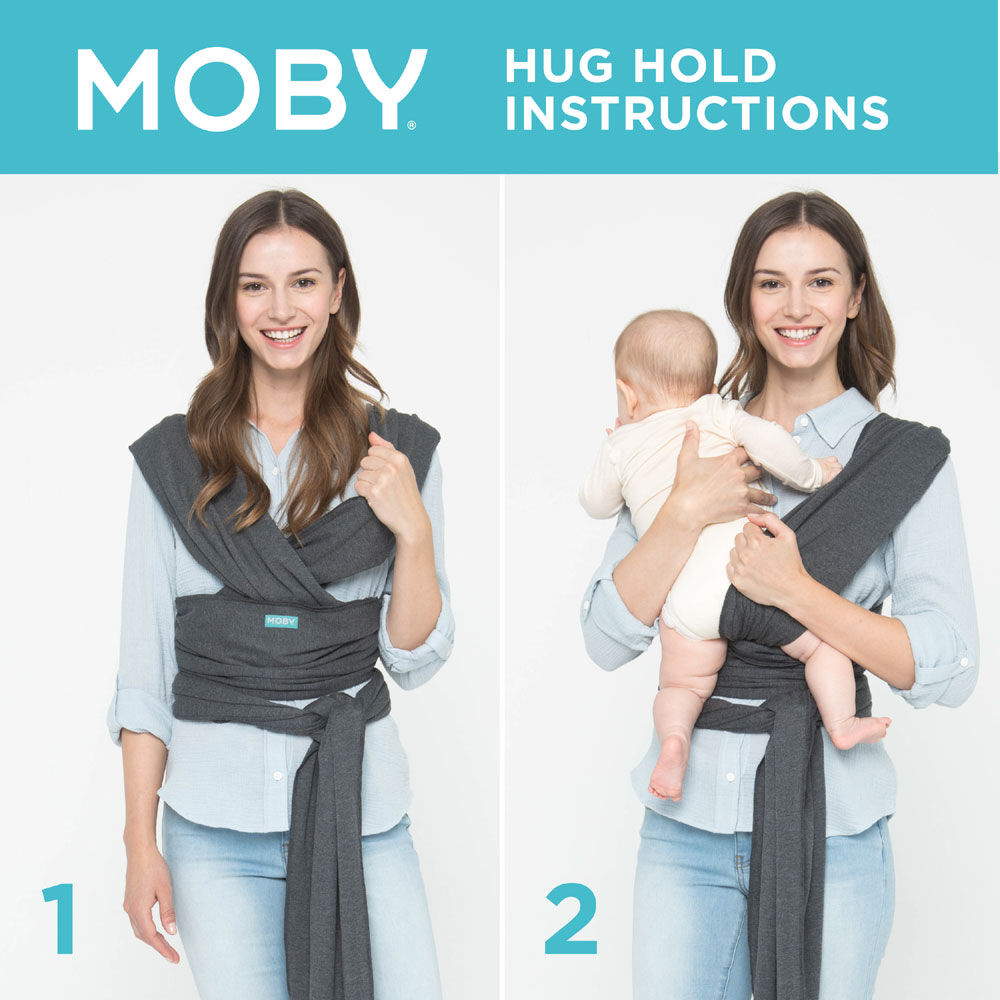 moby baby wearing