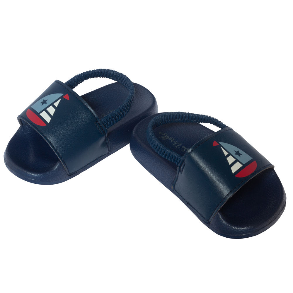 So Dorable Boys Sailboat Sandals size 9 12 months