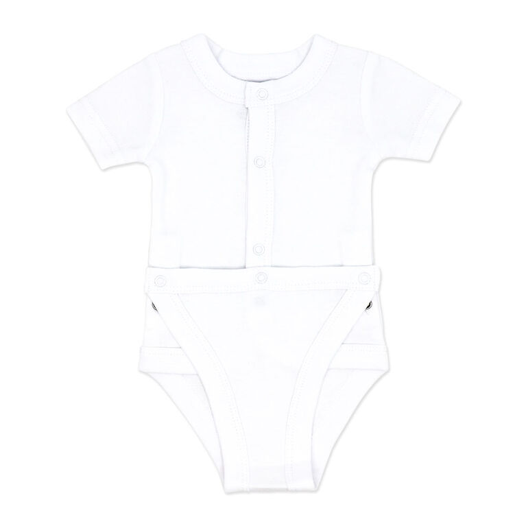 Naturelle 2 Pack Diaper Vest: White