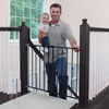 Safety 1st Top of Stairs Expanding Metal Gate - Black
