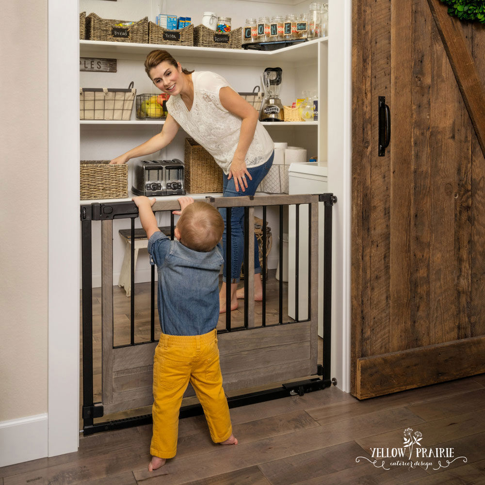 rustic home safety gate