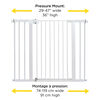 Safety 1st SecureTech Tall and Wide Gate - White