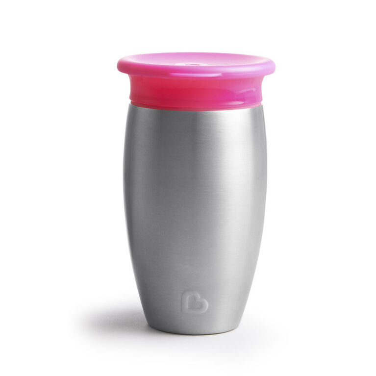 Miracle Stainless Steel 360 Sippy Cup 10oz Pink Babies R Us Canada