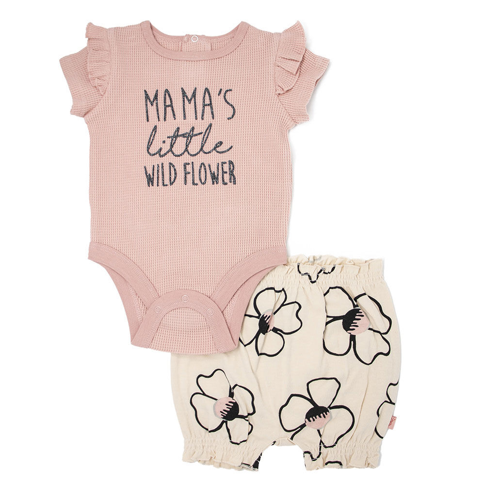 Mini Heroes 2pc Bodysuit Pink 3M Babies R Us Canada
