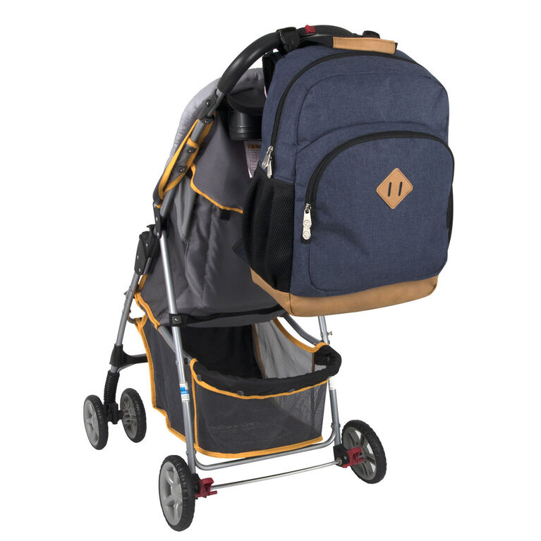 Fisher Price Grayson Diaper Backpack, Denim