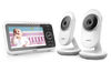 VTech VM350-2 5 inch Digital Video Baby Monitor with 2 Cameras and Automatic Night Vision - White