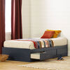 South Shore, Mates Bed with 3 Drawers - Blueberry