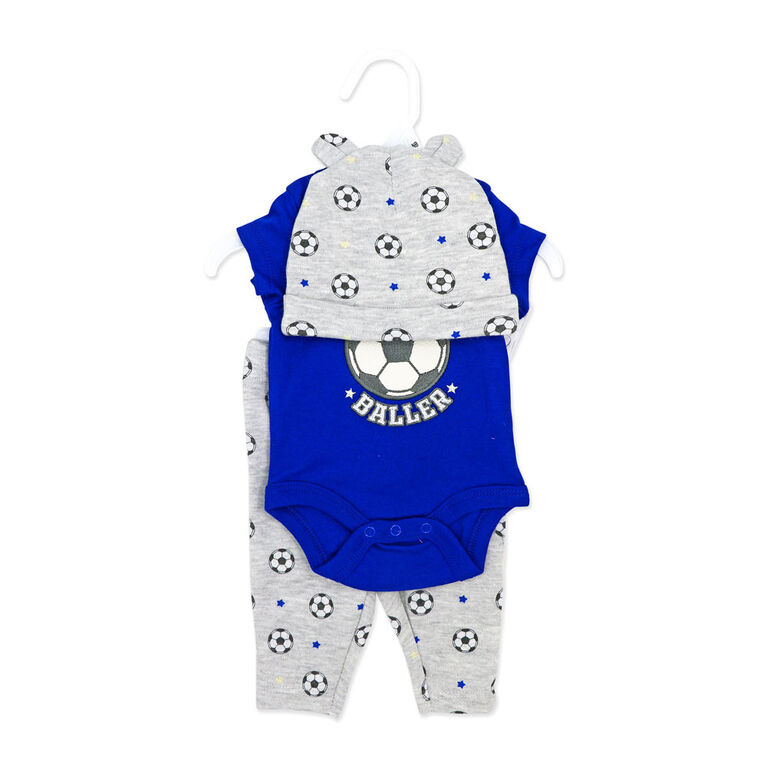 Sterling Baby 3 Piece Pant Set: Future Baller