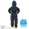 Kids Thin-Lined Rain Suits | Big Trucks - 1T (1-2Y)