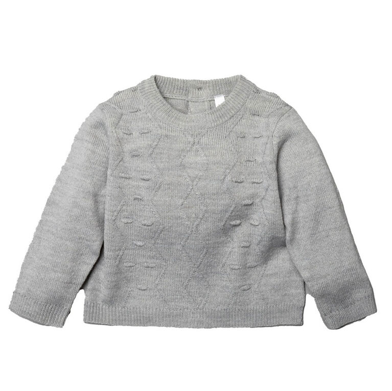 Rock A Bye Baby 3 Piece Grey Knit Cardgian Set 6-9M