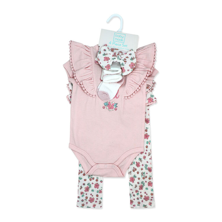 Baby Mode 4 Piece Pant Set: Loved By All 18M