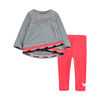 Nike Tunic Legging Set - Pink, 12 Months