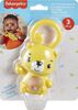 Fisher-Price Léopard hochet, jouet sensoriel pour nouveau-né et bébé