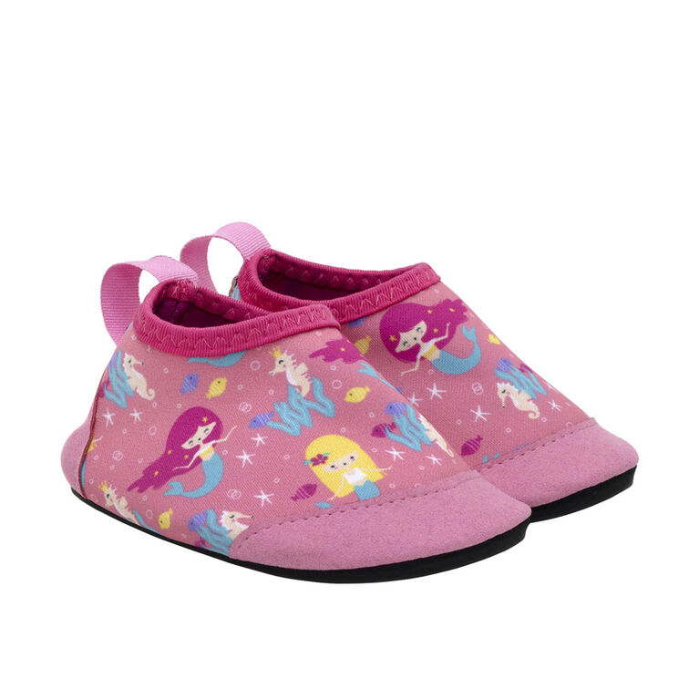 Robeez - Aqua Shoes - Mermaid Bubbles - Pink - 2 (3-6M)