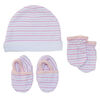 Koala Baby bonnet, mitaines et chaussons Rose