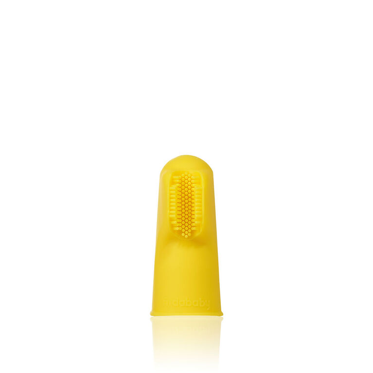 Fridababy - SmileFrida the Finger Brosse à dents - Première brosse à dents pour bébé avec étui, silicone, sans BPA