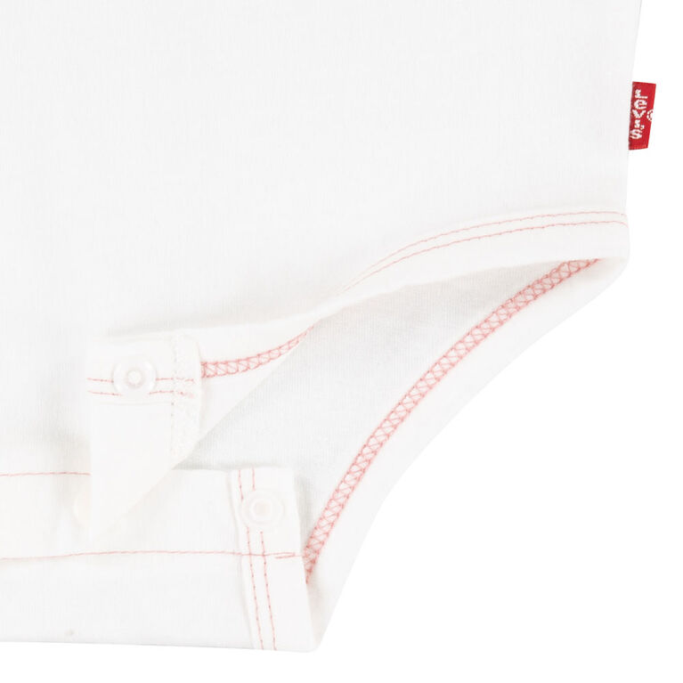 Levi's Top and Rainbow Skirtall Set - White Alyssum - Size 12M