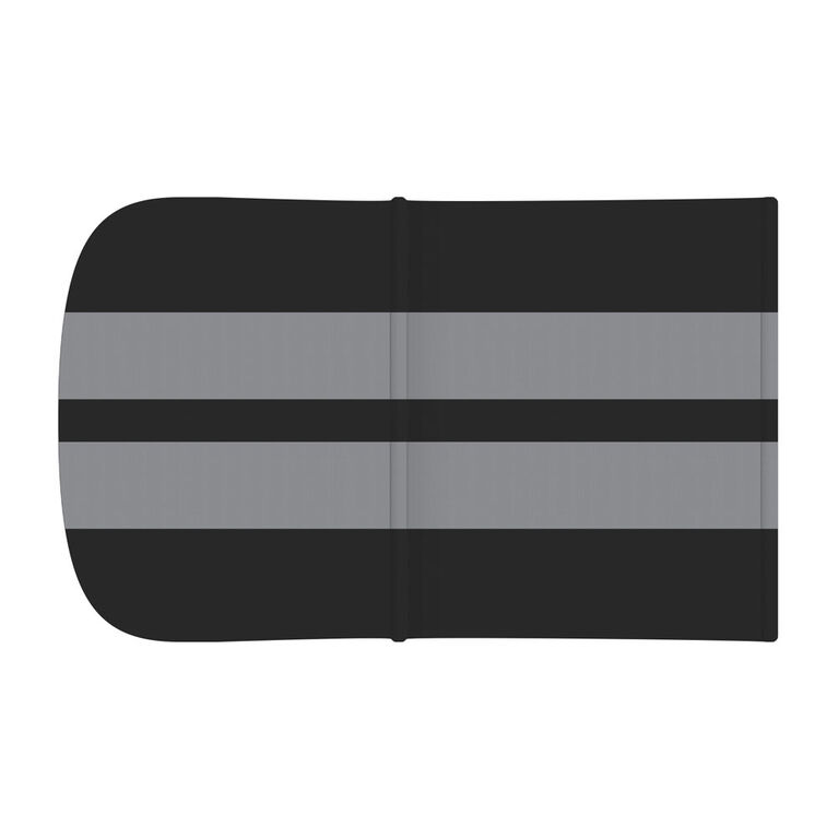 Toit pour poussette 4 passagers GaggleMD de Foundations, noir avec rayures grises