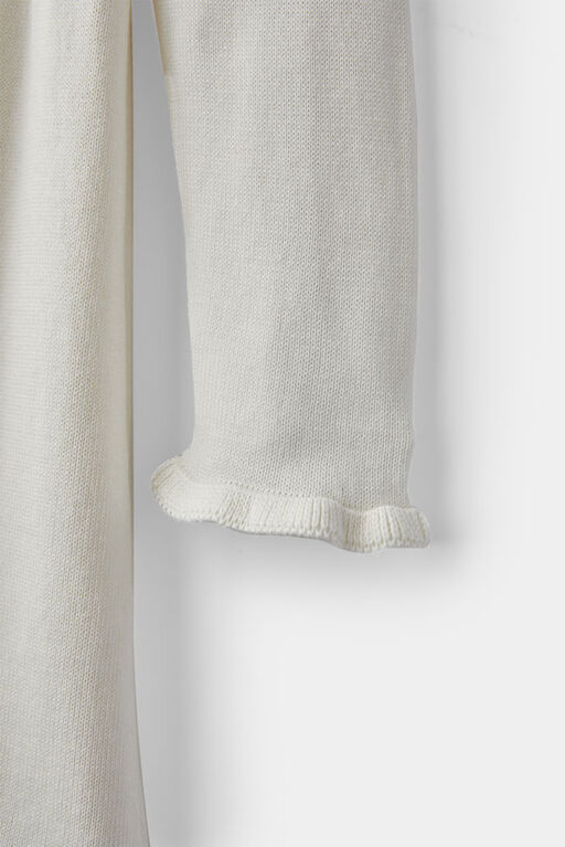 Robe Chandail Ml Blanc 5-6An