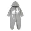 Nike Futura Hooded Coverall - Dark Grey Heather - Size 12 Months