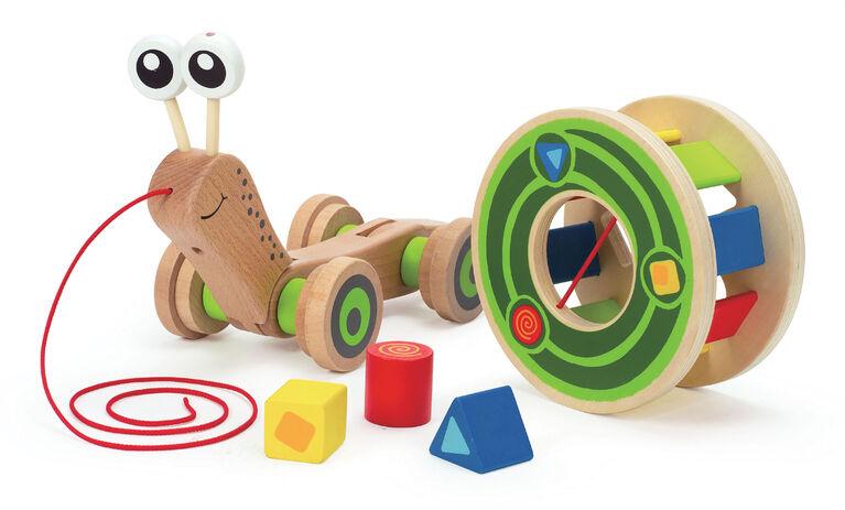 Hape Walk-A-Long Snail - English Edition