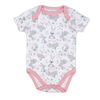 Baby Mode 3 Pack Bodysuit: Pink Bunny 6-9M