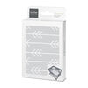 Kushies Flannel Playard Sheet - Grey Arrows