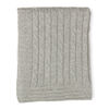 Baby Mode Signature gris c&acirc;ble classique couverture en tricot